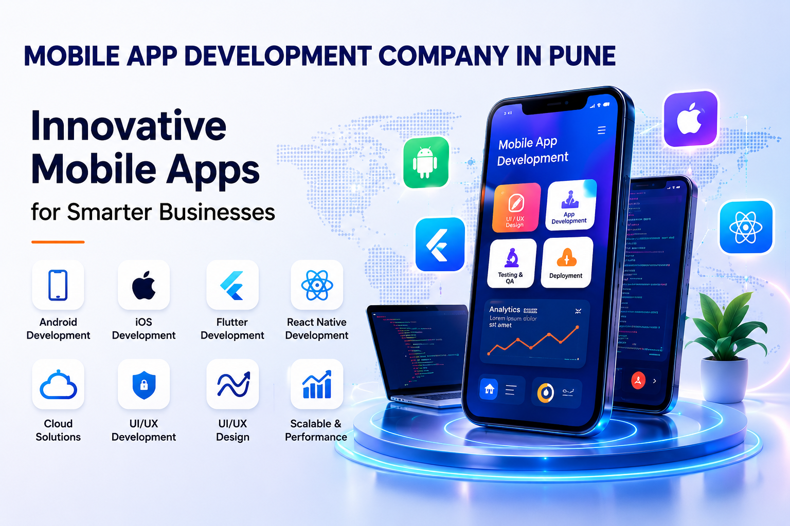 Mobile app development services in Pune Android and iOS development by Technoartz